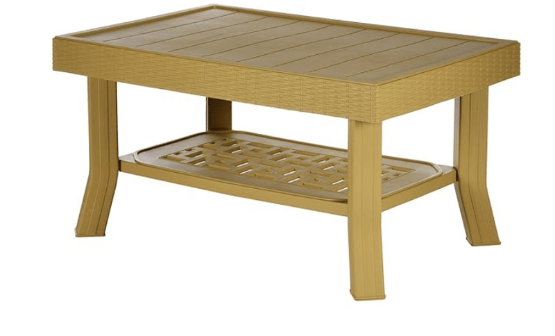 Supreme Vegas Plastic Center Table (Cane), Standard-1