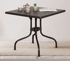 Supreme Olive 4 Seater Plastic Dining Table for Home-1