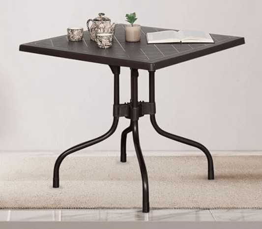 घर के लिए सुप्रीम ऑलिव 4 सीटर प्लास्टिक डाइनिंग टेबल 