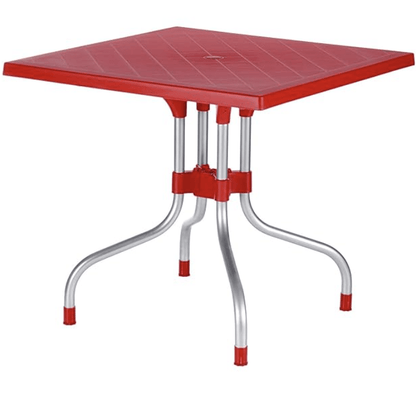 घर के लिए सुप्रीम ऑलिव 4 सीटर प्लास्टिक डाइनिंग टेबल 