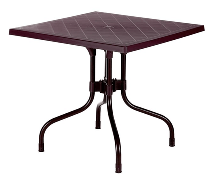 घर के लिए सुप्रीम ऑलिव 4 सीटर प्लास्टिक डाइनिंग टेबल 