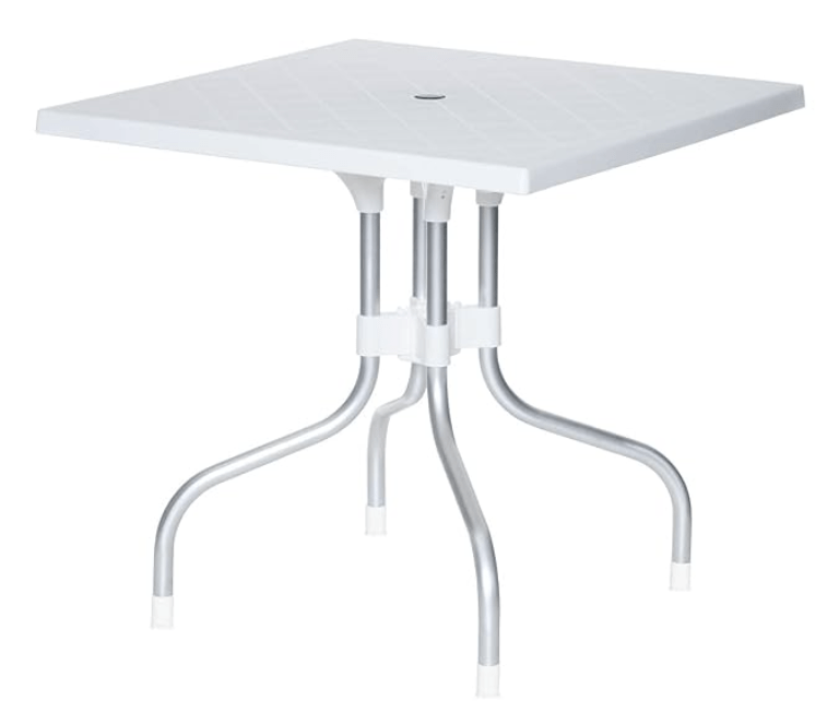 घर के लिए सुप्रीम ऑलिव 4 सीटर प्लास्टिक डाइनिंग टेबल 