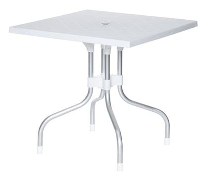 घर के लिए सुप्रीम ऑलिव 4 सीटर प्लास्टिक डाइनिंग टेबल 