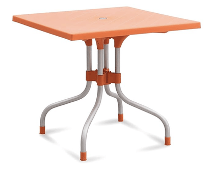 घर के लिए सुप्रीम ऑलिव 4 सीटर प्लास्टिक डाइनिंग टेबल 