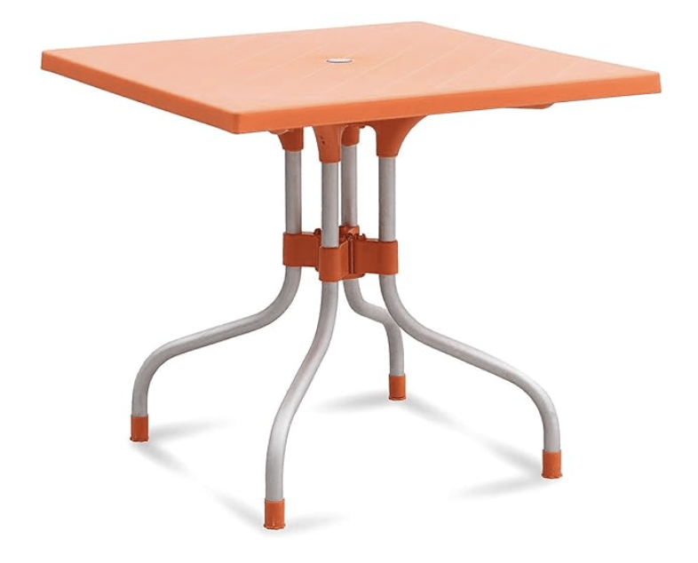 Supreme Olive 4 Seater Plastic Dining Table for Home-5