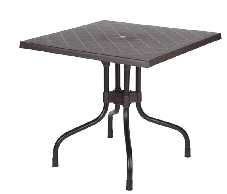 घर के लिए सुप्रीम ऑलिव 4 सीटर प्लास्टिक डाइनिंग टेबल 