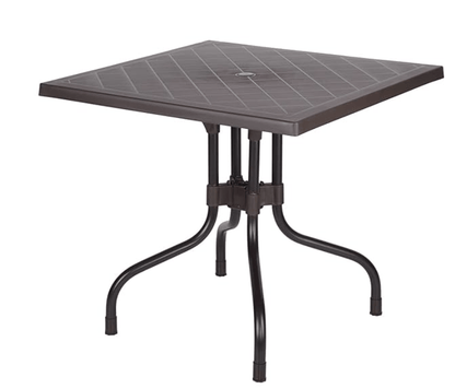 घर के लिए सुप्रीम ऑलिव 4 सीटर प्लास्टिक डाइनिंग टेबल 