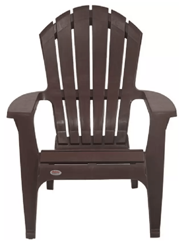 सुप्रीम रिलैक्स प्लास्टिक आउटडोर चेयर (भूरा, पहले से असेंबल किया हुआ)