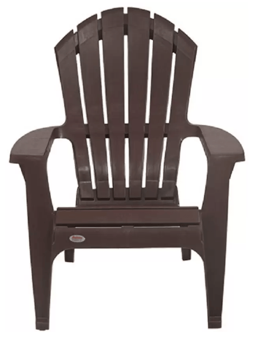 सुप्रीम रिलैक्स प्लास्टिक आउटडोर चेयर (भूरा, पहले से असेंबल किया हुआ)