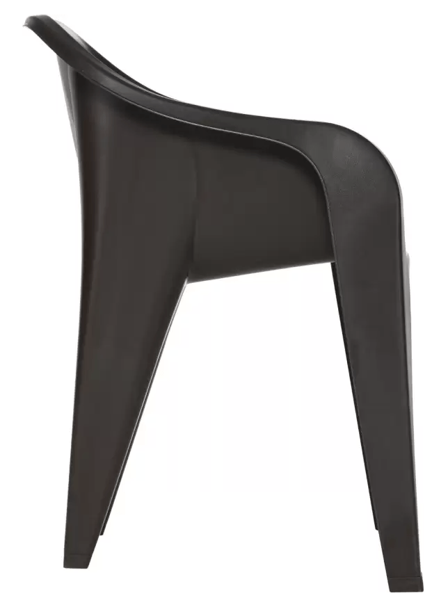 Supreme Futura Plastic Chairs for Home and Office (Set of 4, Wenge)-2