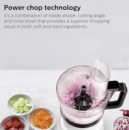 பிலிப்ஸ் மிக்சர் கிரைண்டர் 750 வாட், 3 இன் 1 (மிக்சர் கிரைண்டர் + ஜூஸர் + ஃபுட் பிராசசர்) 4 ஜாடி மற்றும் மோட்டார் 5 வருட உத்தரவாதத்துடன். (HL7763/00) 