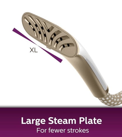 Philips EasyTouch Plus Standing Garment Steamer GC523/60 - 1600 Watt, 5 Steam Settings, Up to 32 g/min steam, with Double Pole