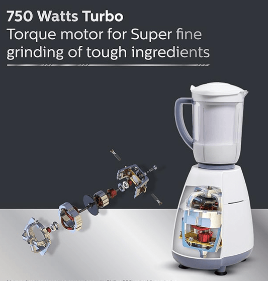 பிலிப்ஸ் விவா கலெக்ஷன் HL7701/00 மிக்சர் கிரைண்டர், 750 வாட்ஸ், 4 ஜாடிகள் (அழகான லாவெண்டர் மற்றும் வெள்ளை) 