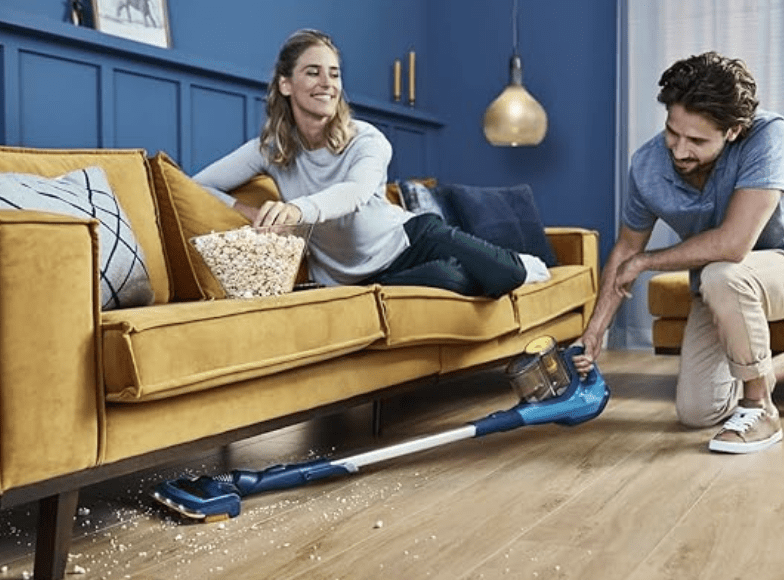 फिलिप्स स्पीडप्रो FC6726/01 - कॉर्डलेस वैक्यूम क्लीनर, 40 मिनट तक चलने की क्षमता, त्वरित स्विच के लिए एकीकृत सहायक उपकरण, LED के साथ 180-डिग्री सक्शन नोजल, पालतू जानवरों के बालों के लिए मिनी टर्बो ब्रश 