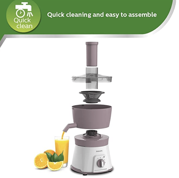 Philips HL7578/00 600W Turbo Juicer Mixer Grinder, with 1 Nutri Juicer jar, 1 Blender jar &amp; 1 SS Multipurpose jar