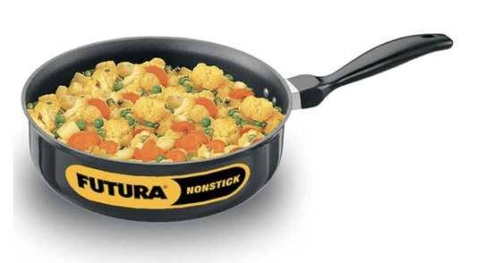 Hawkins Futura Nonstick Curry Pan (Saute Pan) 3.25 L, 24 cm, 3.25 mm (Black)