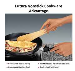 Hawkins Futura 22 cm Frying Pan, Non Stick Fry Pan, Induction Frying Pan, Small Frying Pan, Black (INF22)-2