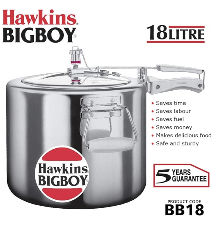 Hawkins BigBoy 18L Pressure Cooker-4
