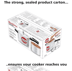 Hawkins Classic 6.5L Pressure Cooker with Aluminium Separators-2