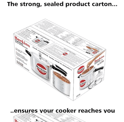 Hawkins Classic 6.5L Pressure Cooker with Aluminium Separators