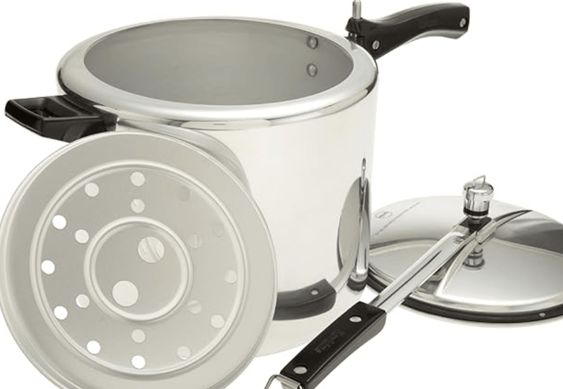 Hawkins Classic Aluminium Inner Lid Pressure Cooker, 10 Litre, Silver (Cl10), 10 Liter-2