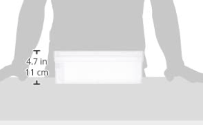 Nakoda 55Tablet Plastic Medicine Storage Box Container-Transparent - 4800 ml