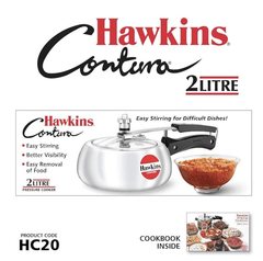 Hawkins Contura Aluminium Inner Lid Pressure Cooker, 2 Litre, Silver (HC20)-4