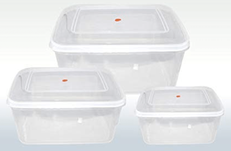 Nakoda Plastic Small Container Box (10l+7l+4 LTR) (set of 3)
