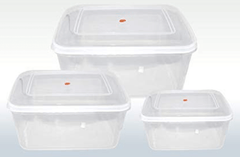 Nakoda Plastic Small Container Box (10l+7l+4 LTR) (set of 3)-2
