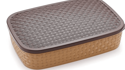 Nakoda Plastics Gemini Masala Box, Color May Vary, 280Lx193Wx76h