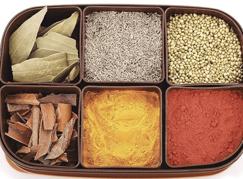 Nakoda Plastics Gemini Masala Box, Color May Vary, 280Lx193Wx76h-2