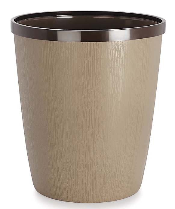 Nakoda Ringo Waste paper Small Basket for Office use, School, Bedroom, Kids Room, Home, Multi Purpose, 7.5 litre color may vary, (23.1(D) x 27.5) cm-1