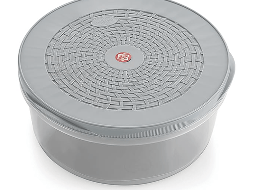 नाकोडा 111 क्रिस्टल स्टोरेज कंटेनर और ऑर्गनाइज़र सेट, किचन, रेफ्रिजरेटर और घरेलू उपयोग के लिए, 1.4 लीटर 