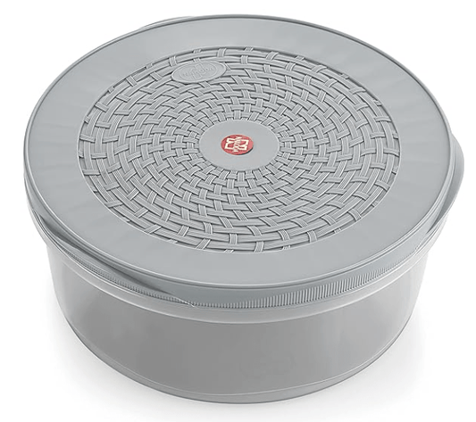 नाकोडा क्रिस्टल स्टोरेज कंटेनर और ऑर्गनाइज़र सेट किचन, रेफ्रिजरेटर और घरेलू उपयोग के लिए, 3 पीस सेट, रंग भिन्न हो सकते हैं 