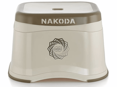 Nakoda Nexon Sqaure Plastic Bathroom Patla/Stool for Sitting Strong Support Multipurpose Stool for Home and Kitchen,Color May Vary