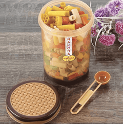 Nakoda Pluto Storage Container & Organizer Set for Kitchen, Refrigerator & Home Use,1650 ml Set Of 3 Pcs, (12.4(D) x 18) cm-2