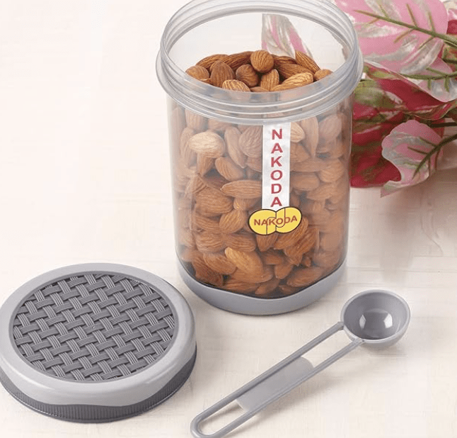 Nakoda Pluto Storage Container & Organizer Set for Kitchen, Refrigerator & Home Use,500 ml Set Of 3 Pcs (Plastic)