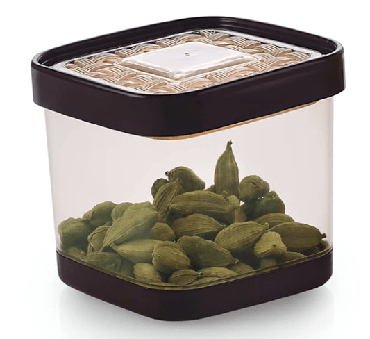 नाकोडा 00 डेला स्टोरेज कंटेनर और ऑर्गनाइज़र सेट किचन, रेफ्रिजरेटर और घरेलू उपयोग के लिए, 180 मिलीलीटर 6 पीस का सेट 