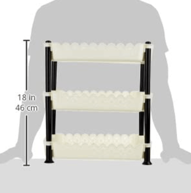 रसोई के लिए ARISTO वर्टेक्स 3 लेयर प्लास्टिक रैक
