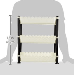 ARISTO Vertex 3 Layer Plastic Rack for Kitchen-3