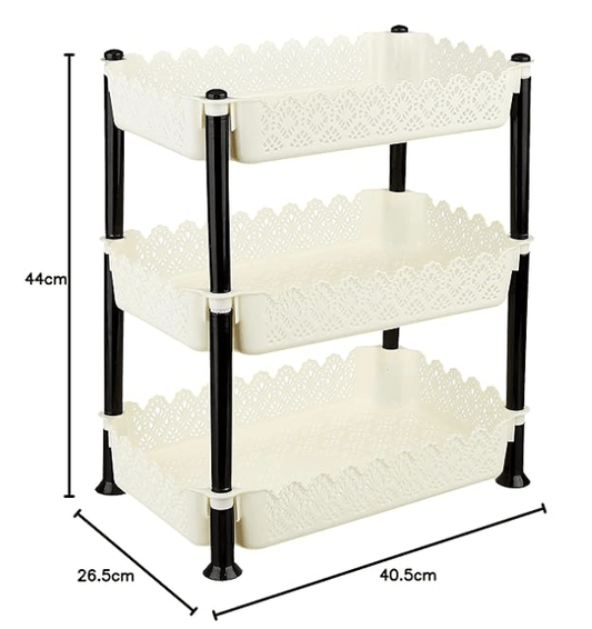 ARISTO Vertex 3 Layer Plastic Rack for Kitchen