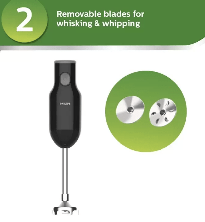 PHILIPS HL1655/02 250 W Hand Blender  (Black)-3