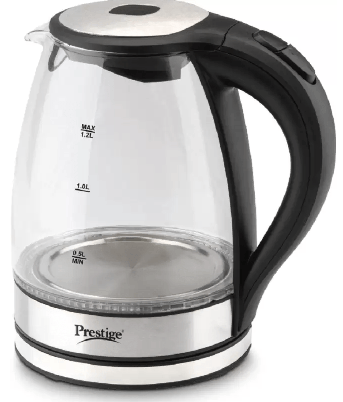 Prestige PGLK 1.2 Electric Kettle  (1.2 L, Transperant)
