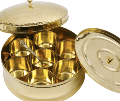 BRASS ANJARA PETTI – HAMMERED FINISH