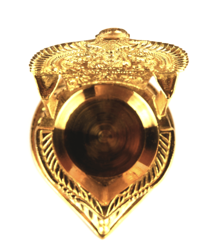 TRADITIONAL BRASS GAJALAKSHMI LAMP-2