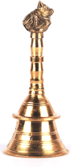 BRASS POOJA HAND BELL-1