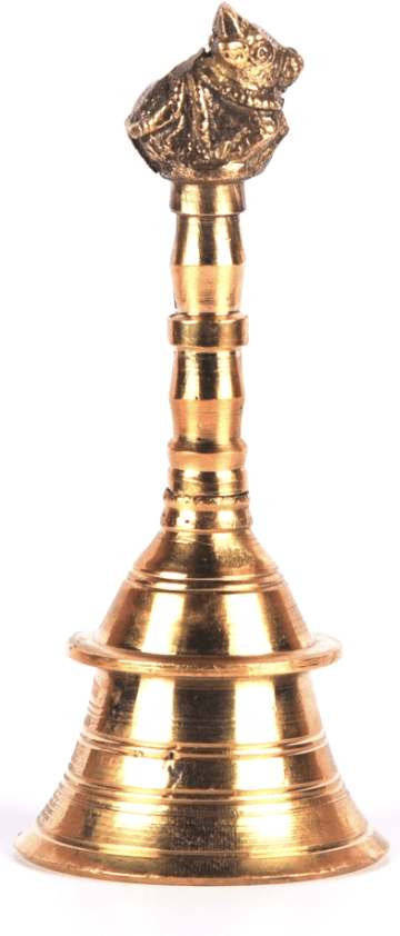BRASS POOJA HAND BELL-1