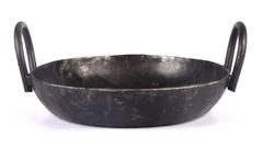 SEASONED IRON KADAI, SEASONED IRON FLAT KADAI, SEASONED IRON DOSA TAWA & IRON DOSA TURNER COMBO-4