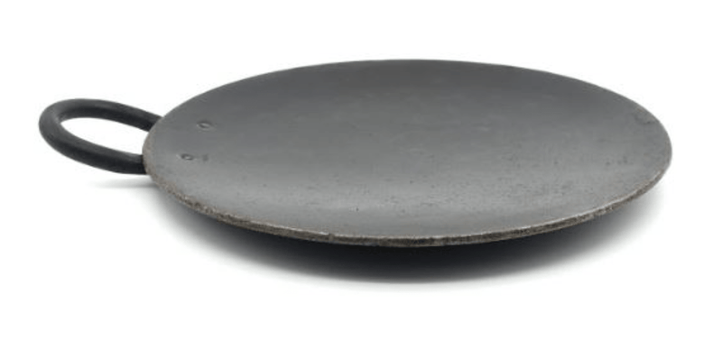 SEASONED IRON KADAI, SEASONED IRON FLAT KADAI, SEASONED IRON DOSA TAWA & IRON DOSA TURNER COMBO-3