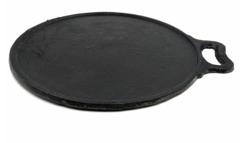 SEASONED CAST IRON SKILLET, SEASONED CAST IRON DOSA TAWA & SEASONED IRON FLAT KADAI COMBO-4